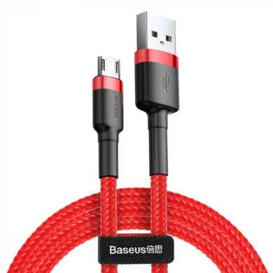 Кабель Baseus Cafule Micro USB Cable 2.4A 1m Red-Red (CAMKLF-B)