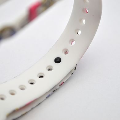 Ремінець до Xiaomi Mi Band 5/Mi Band 6/Mi Band 7 Kids Design White