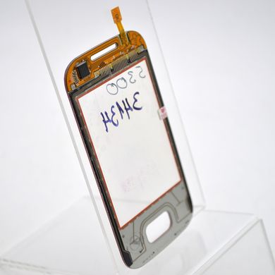 Сенсор (тачскрин) Samsung S5300/s5302 Galaxy Pocket оранжевый Original