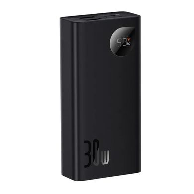 Зовнішній акумулятор Power Bank Baseus Digital Display 10000mAh 30W Black (Чорний) PPAD040101