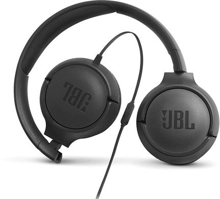 Наушники проводные JBL T500 Black (JBLT500BLK)