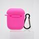 Чохол накладка Silicon Case Slim для AirPods Neon Pink