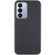 Кожаный чехол накладка Leather Case Metal Buttons для Samsung A16 Galaxy A165/A166 Черный