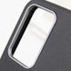 Кожаный чехол накладка Leather Case Metal Buttons для Samsung A16 Galaxy A165/A166 Черный