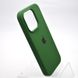 Чохол накладка Silicone Case Full Cover для iPhone 14 Pro Max Темно-зелений