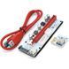 Рейзер (Riser) Card PCI Express Ver.008S PCI-E 1X to 16X (6 pin/MOLEX/Sata) USB 3.0