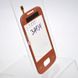 Сенсор (тачскрин) Samsung S5300/s5302 Galaxy Pocket оранжевый Original