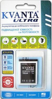 Аккумулятор (батарея) АКБ Sony Ericsson J300/BST-36 KVANTA Ultra 790mAh