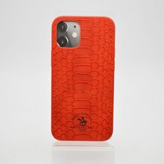 Чохол накладка Polo Knight Leather Case для iPhone 12 Mini 5.4" Garnet