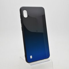 Стеклянный чехол Gradient Glass Case для Samsung A105/M105 Galaxy A10/M10 Black-Blue