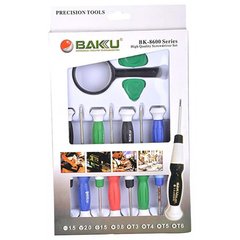 Набір інструментів BAKU BK-8600 (пластикові медіатори, викрутки, лупа)