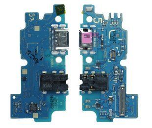 Разъем зарядки Samsung A505 Galaxy A50 на плате с компонентами HC