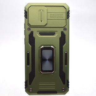 Чохол протударний з кільцем Armor Case CamShield для Xiaomi Redmi 9A Dark Olive