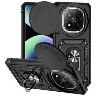 Противоударный чехол накладка Armor Case CamShield для Xiaomi Redmi Note 14 Pro 5G/Note 14 Pro Plus 5G Black (Черный)