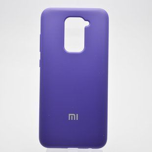 Чехол накладка Silicon Case Full Cover для Xiaomi Redmi Note 9 Purple/Фиолетовый