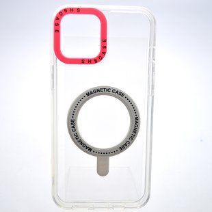 Чохол накладка з MagSafe Colored Ring Case для Apple iPhone 12 Pro Max Barbie Pink
