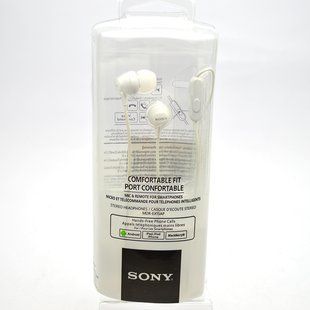 Наушники с микрофоном Sony MDR-EX15AP White
