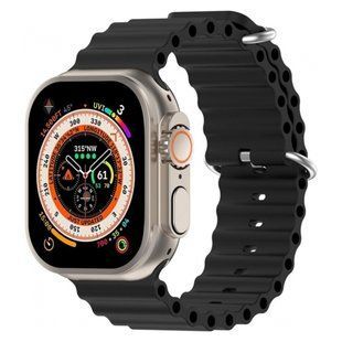Ремешок для Apple Watch 38mm/40mm/41mm Ocean Band Black (Черный)