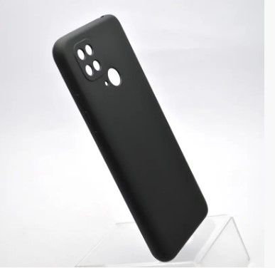 Чохол накладка Silicon Case Full Cover для Xiaomi Redmi 10C/Poco C40 Black