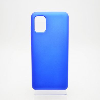 Чехол матовый Silicon Case Full Protective для Samsung A31 2019 Royal Blue