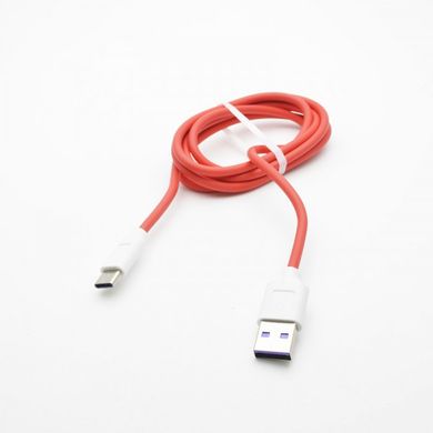 Кабель с быстрой зарядкой телефона USB HOCO X11 "Rapid" Type-C 5A White-Red