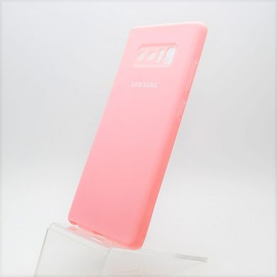 Матовий чохол New Silicon Cover для Samsung N950 Galaxy Note 8 Pink (C)