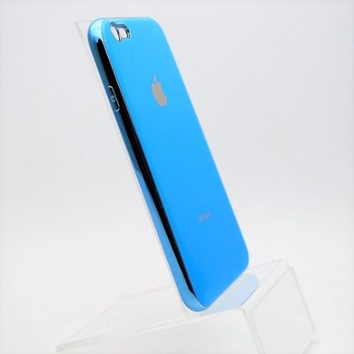 Чохол глянцевий з логотипом Glossy Silicon Case для iPhone 7/8 Blue