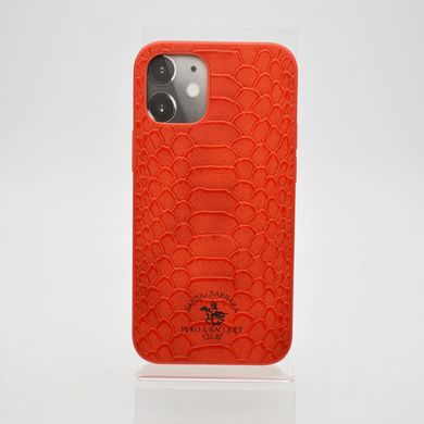 Чехол накладка Polo Knight Leather Case для iPhone 12 Mini 5.4" Garnet