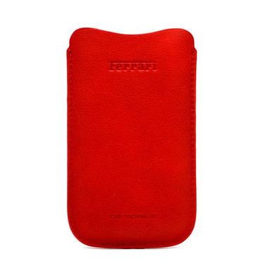 Кожаный чехол колба Ferrari California iPhone 4/4S Red