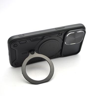 Противоударный чехол Armor Case Stand Case для iPhone 14 Black