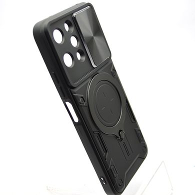 Противоударный чехол Armor Case Stand Case для Xiaomi Redmi 12 Black
