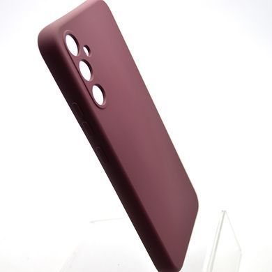 Чохол накладка Silicon Case Full Cover для Samsung A34 Galaxy A346 Bordo