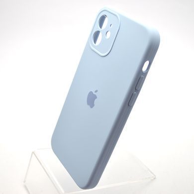 Силиконовый чехол накладка Silicon Case Full Camera для iPhone 12 Lilac Purple