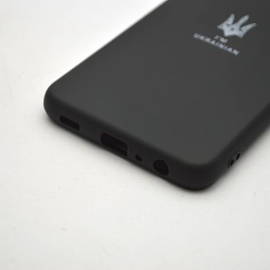 Чохол з патріотичним принтом Silicone Case Print Тризуб для Samsung A31 Galaxy A315 Black/Чорний