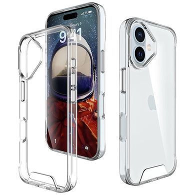 Прозорий чохол накладка Space для Apple iPhone 16 Plus Transparent