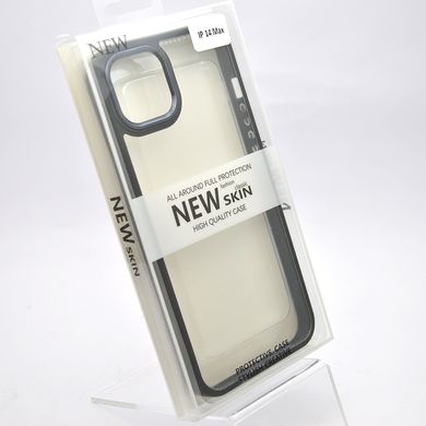 Чехол накладка TPU New Skin для iPhone 14 Plus (Max) Black/Черный