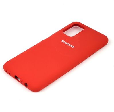 Чохол накладка Full Silicon Cover для Samsung A037 Galaxy A03s Red