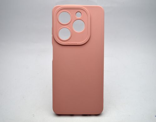 Чохол накладка Silicon Case Full Camera Infinix Smart 8/Smart 8 HD/Hot 40i/Smart 8 Plus Рожевий