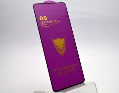 Захисне скло OG Golden Armor для Vivo X70 Чорне