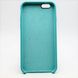 Чохол накладка Silicon Case для iPhone 6/6S Sea Blue (21) Copy