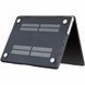 Чехол накладка Crystal Case with Logo для MacBook Pro 16'' M1 Pro 2021 (A4851) Black Matte