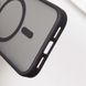 Чехол накладка Metal Buttons with MagSafe для Apple iPhone 16 Pro Max Black (Черный)