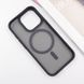 Чехол накладка Metal Buttons with MagSafe для Apple iPhone 16 Pro Max Black (Черный)