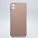 Силиконовый чехол накладка Silicon Case Full Camera Lakshmi для Samsung A045 Galaxy A04 Pink Sand/Бежевый