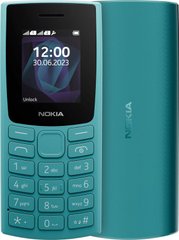 Телефон NOKIA 105 DS 2023 Cyan, Блакитний