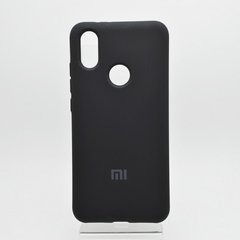 Чохол матовий Silicon Case Full Protective для Xiaomi Mi A2 / Mi 6X (Black)