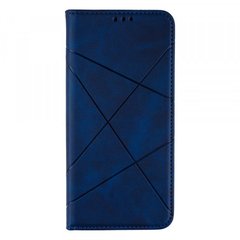 Шкіряний чохол-книжка Business Leather для Samsung A02s Blue