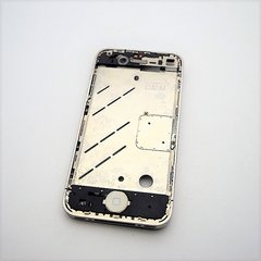 Середня частина корпусу Apple iPhone 4 в комплекті зі шлейфами, камерами, білою кнопкою меню