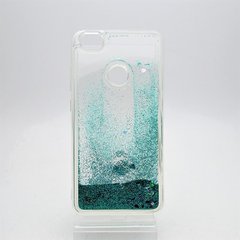 Чехол силиконовый с глиттером Glitter Water для Xiaomi Redmi Note 5A Green
