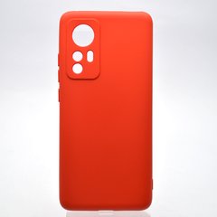 Чехол накладка Silicon Case Full Camera для Xiaomi 12/12x Red